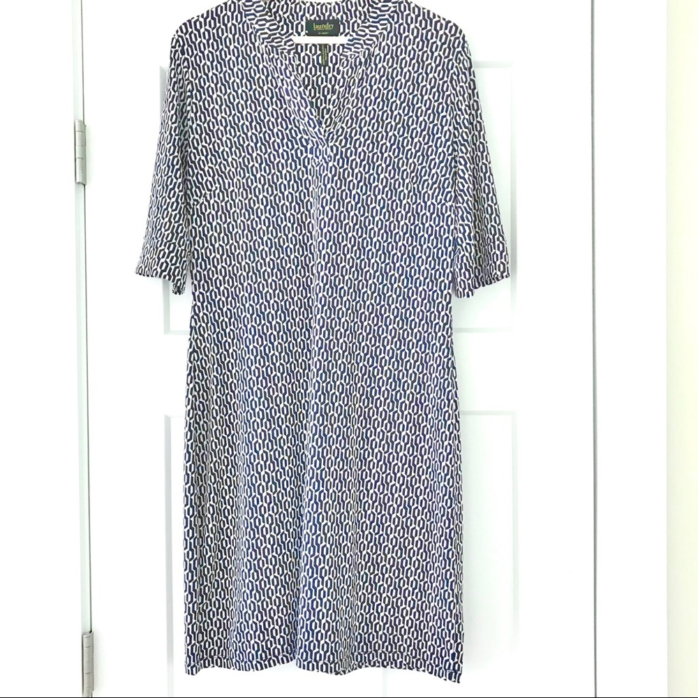 Laundry by Shelli Segal Geometric Shift Dress - Picture 2 of 7